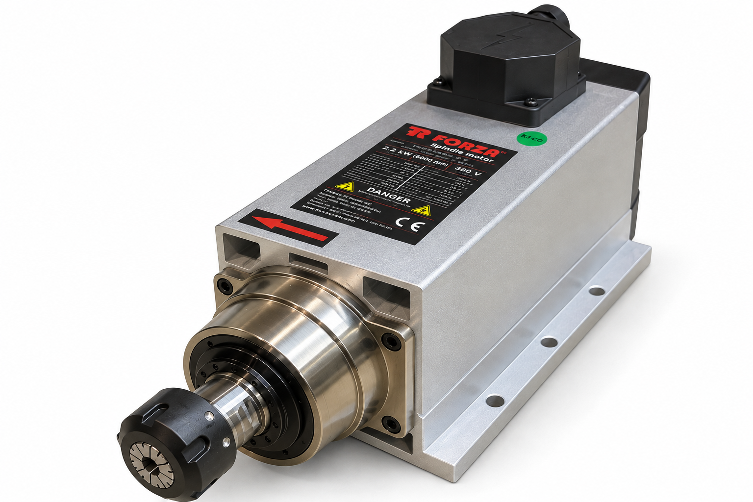 2.2 kW ER32 6,000 RPM Spindle Motor — FSC93X82-2.2