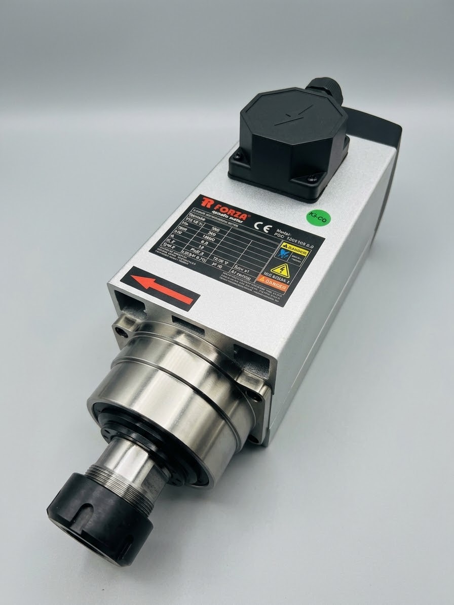 6 kW ER32 CNC Router Spindle Motor — FSC120X103-6